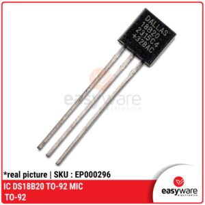 IC DS18B20 TO-92 Sensor Suhu Digital 1-Wire