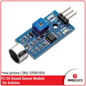 FC-04 Sound Sensor Module | Sensor Suara Mikrofon Digital Analog untuk Arduino