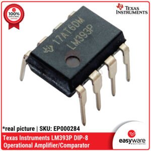 IC LM393P Texas Instruments - Komparator Tegangan Ganda 2V-30V LM393 P DIP-8 ORIGINAL