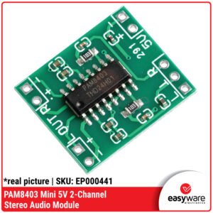 PAM8403 Mini 5V 2-Channel Stereo Audio Module - Amplifier Portabel 3W x 2