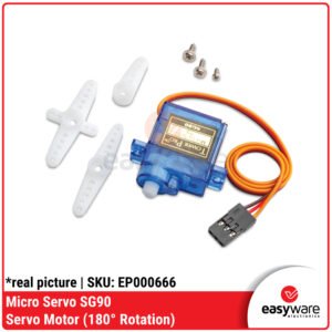 SG90 Servo Motor 180° Mini - Motor Servo Micro RC Robotika DIY Arduino