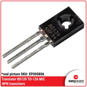 Transistor BD139 BD 139 NPN Medium Power TO-126 1.5A 80V BJT Amplifier Switching