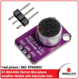 Modul Sensor Suara GY-MAX4466 Electret Microphone Amplifier - Gain Adjustable