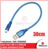 Kabel Data USB-A to MiniUSB 30cm - Kabel Pendek untuk Arduino Nano, Kamera, PS3 - Gambar 2