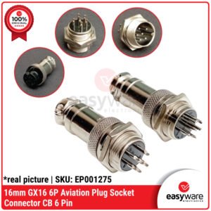 Set Jack Connector CB 6 Pin 6P 6Pin Set Socket CB 6 Pin Male Female
