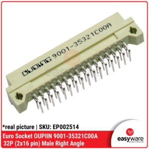 DIN41612 Connector 9001-35321C00A 2x16P Right Angle DIN 41612 Connector 32 Pin 2.54mm