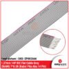 1 Meter Kabel Flat 14P Grey Kabel IDC 14 Pin Kabel Pita 14P Abu-abu Pitch 1.27mm Gray Flat Cable Kabel AWG 28 - Gambar 3