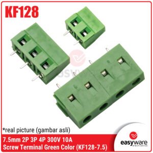 Terminal Block 2 Pin 3 Pin 4 Pin KF128-7.5 300V 16A 7.5 mm KF128 7.5 Screw Terminal Blok 2P 3P 4P