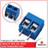 5.00mm Screw Terminal Block KF301 2P Terminal Blok 300V 10A 2 Pin Blue Green Terminal Biru KF301 5.08mm - Gambar 3