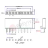 2.54mm Pin Header Female 1x2P 1x3P 1x4P 1x5P 1x7P/8P/9P/10P/12P/16P/20P Stackable Header 2 Pin 3 Pin Female Header Strip 2P 3P 4P 5P 6P - Gambar 2