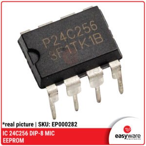 IC 24C256 DIP-8 - Chip Memori EEPROM 256Kbit I2C MIC