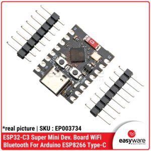 ESP32-C3 Super Mini Development Board - Board WiFi Bluetooth Type-C untuk IoT