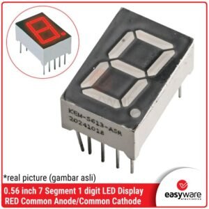 0.56 inch 7 Segment Merah - Display LED 1 Digit Common Anode / Common Cathode