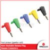 4mm Stackable Banana Male Plug Nickel Plated Speaker Connector Test Probe Binding Post Red Green Blue Yellow White Black Merah Hijau Biru P3002 - Gambar 5