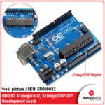 UNO R3 Development Board ATmega328P DIP (Socketed) - Komponen ATMega16U2 USB Chip