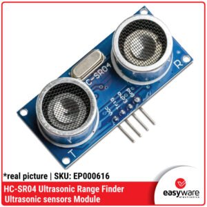 HC-SR04 Ultrasonic Range Finder Module - Sensor Jarak Ultrasonik untuk Arduino & Robotika