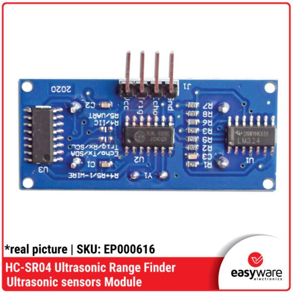HC-SR04 Ultrasonic Range Finder Module - Sensor Jarak Ultrasonik Untuk ...