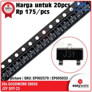 20x Transistor S8050 NPN J3Y SOT-23 - Transistor SMD 700mA Goodwork