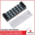 Terminal Blok Sekrup Dual Row TB-2506 - Konektor Daya 6 Pin 600V 25A