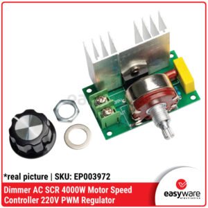 Dimmer AC 4000W SCR 220V Motor Speed Controller PWM Regulator Pengatur Daya