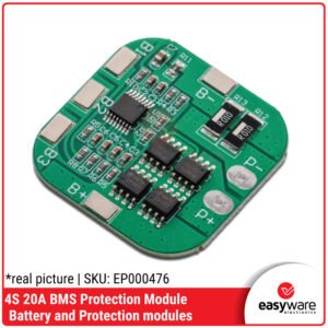 Modul BMS 4S 20A - Battery Management System 16.8V untuk Baterai Lithium High Current