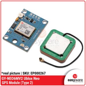 GY-NEO6MV2 Ublox NEO-6M GPS Module - Sensor Navigasi Antena Eksternal untuk Arduino