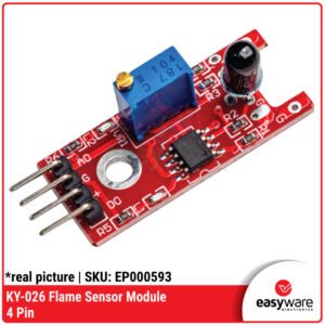 KY-026 Flame Sensor Module 4 Pin - Sensor Deteksi Api Ganda Analog Digital for Arduino