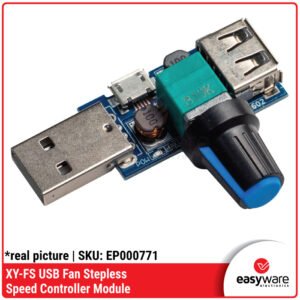 XY-FS USB Fan Stepless Speed Controller - Modul Pengatur Kecepatan Kipas USB 2.5V-8V