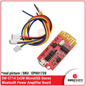 DW-CT14 Bluetooth Power Amplifier Board - Modul Stereo 2x5W Input MicroUSB untuk Speaker DIY