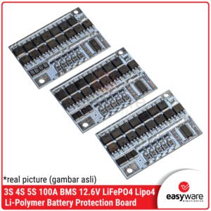 BMS 3S 4S 5S 100A 12.6V 16.8V 21V LiFePO4 Lipo4 Li-Polymer Battery Protection Board High Current
