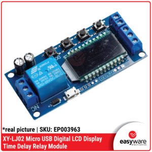 XY-LJ02 Digital LCD Display Time Delay Relay Module 6V-30V - Timer Presisi Micro USB