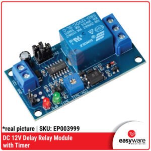 Delay Relay Module 12V Songle with IC Texas Instruments - Modul Timer Presisi 10A