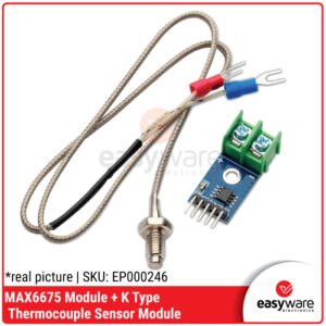MAX6675 Module + K-Type Thermocouple Sensor - Sensor Suara Suhu Tinggi 0-600C for Arduino