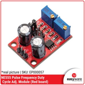 NE555 Pulse Frequency Duty Cycle Adjustable Module - Generator Sinyal PWM