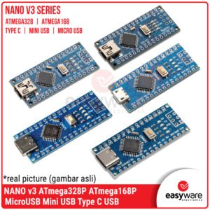 Arduino Nano V3 ATmega168 ATmega168P / ATmega328 ATmega328P ATmega328PB CH340 Mini USB Micro USB Type-C Compatible Arduino Development Board