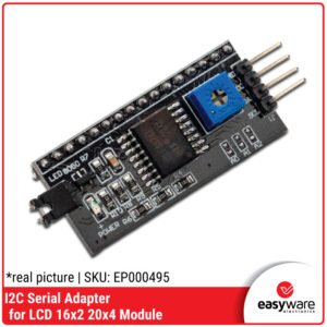 I2C Serial Adapter for LCD 1602 2004 - Modul I2C LCD Converter Arduino