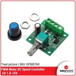 PWM DC Motor Speed Controller 2A 1.8V-15V - Pengatur Kecepatan Motor DC Mini