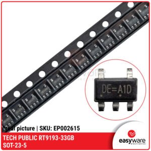 IC RT9193-33GB LDO Regulator 3.3V SOT-23-5 TECH PUBLIC Low Dropout IC Voltage Regulator