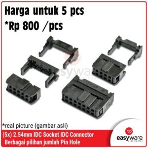 5pcs 2.54mm IDC SOCKET 6P 8P 10P 12P 14P 16P 20P SOCKET FEMALE IDC 2x3 2x4 2x5 2x6 2x7 2x8 2x10 FC-10P FC-16P SOKET IDC CONNECTOR