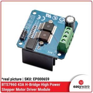 BTS7960 43A H-Bridge High Power Motor Driver Module 6-27V PWM for Arduino DC Motor Controller