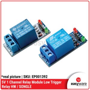 Relay Module 1 Channel Low Trigger 5V / 12V for Arduino ESP PLC AC DC Control