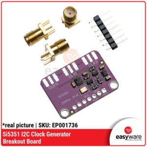 Si5351A I2C Clock Generator Module - 8KHz to 160MHz Frequency Signal