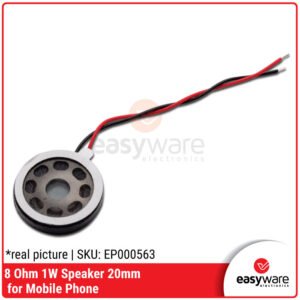 Speaker 8 Ohm 1W 20mm Mini Round for Mobile Phone DIY Audio Replacement