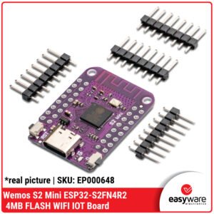 Wemos S2 Mini ESP32-S2FN4R2 4MB Flash - Modul WiFi IoT 2MB PSRAM