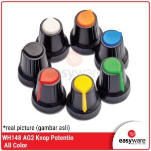 Knob Potentiometer WH148 AG2 15mm x 17mm - Tutup Potensio Variasi all color