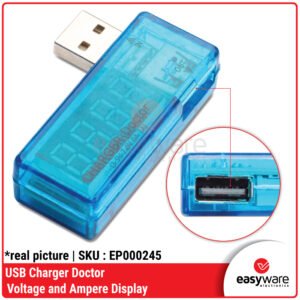 USB Charger Doctor - Tester Voltmeter Ammeter Pengukur Arus & Tegangan