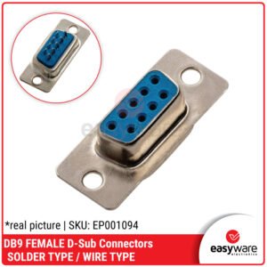 Konektor DB9 Female / Male Straight - D-Sub 9 Pin RS232 Serial Port