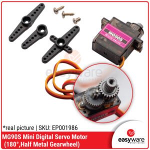 Modul Servo MG90S Metal Gear / Plastic Gear Micro Servo 180 Derajat - High Speed & Torque