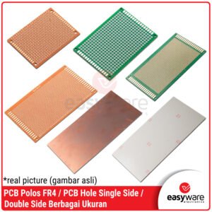 PCB Hole Single Side PCB Hole Double Side FR4 Fiber 2x8cm 4x6cm 5x7cm 8x12cm 9x15cm 10x20cm PCB Lubang Double Layer Single Layer