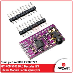 GY-PCM5102 DAC Decoder I2S Player Module PCM5102A Audio for Raspberry Pi ESP32 Arduino
